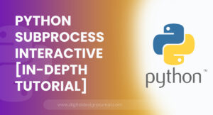 Python Subprocess Interactive