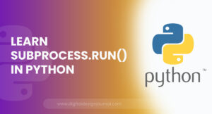 Subprocess.run() in Python