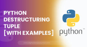 Python Destructuring Tuple
