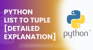 Python List to Tuple